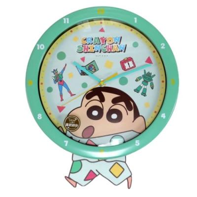 クレヨンしんちゃん 壁掛け振り子時計 足振り ウォールクロック