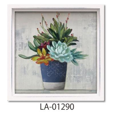 静物画 ジュリアプリントン ロハスミニアートフレーム サキュレントスティルライフ1 ユーパワー LA-01290