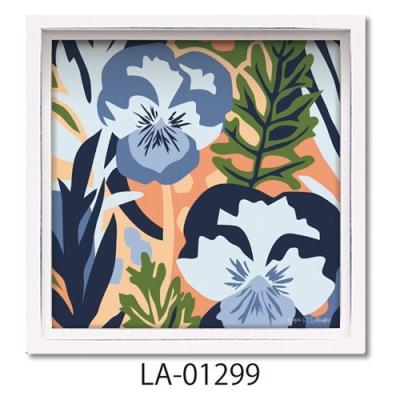 フラワーアート ミーガンギャラガー ロハスミニアートフレーム パンジーパンデミック LA-01299