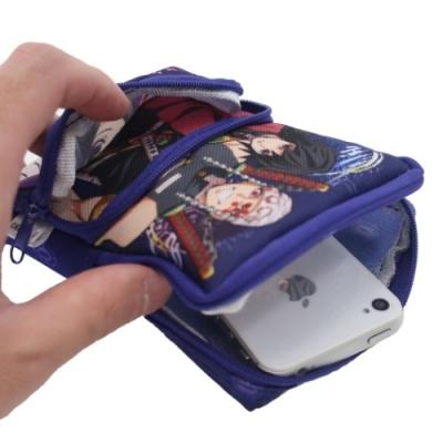 スクエア ポーチ カラビナ付き ミニリュック 2 C柄 胡蝶しのぶ 冨岡