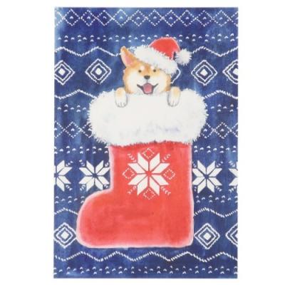 クリスマスカード Christmas しばいぬとクリスマス ポストカード ブーツ 村田なつか アクティブコーポレーション グリーティングカード ギフト雑貨 キャラクターのシネマコレクション 通販 Paypayモール