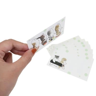 モフサンド グッズ ミニメッセージカード mofusand キャラクター ミニネームカード8枚セット