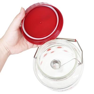 保存容器 アデリアレトロ 貯蔵びん3L 花まわし