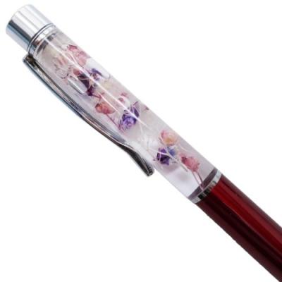 Herbarium ハーバリウムペン ボールペン ワインレッド 爆買 : 雑貨