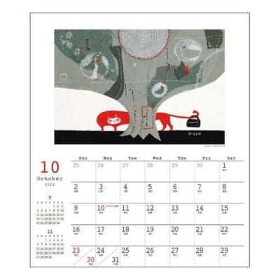 カレンダー 2022年 MICAO 30角 壁掛け スケジュール 国内 作家 アート