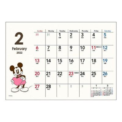 卓上 ミッキー ＆ フレンズ 2022 カレンダー ディズニー DAY STATION ペンホルダー付き スケジュール 令和4年 暦