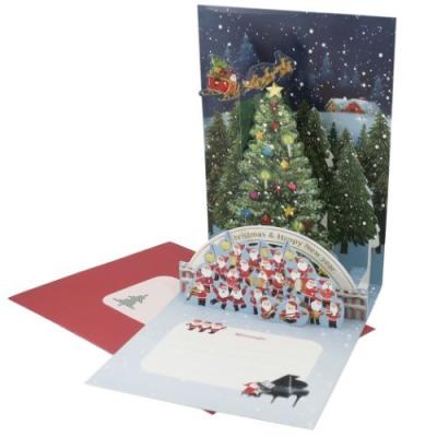 ポップアップカード クリスマスカード ミニサンタ 楽隊 Apj 封筒付きグリーティングカード Xmas雑貨 Apj Xc 雑貨 アートの通販店 ベルコモン 通販 Yahoo ショッピング
