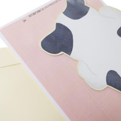 アニマル 寄せ書き 色紙 メッセージボード いぬ ブルドッグ メッセージシール24枚付き 思い出ギフト 卒業メモリアル