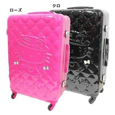 ちやすいア ハローキティ 66リットル サンリオ 海外旅行 バッグ スーツケース キャラクター グッズ キルティング