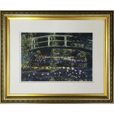 名画 Famous Artist Seriese クロード・モネ 睡蓮の池と日本の橋 49
