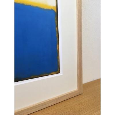 Yellow White Blue Over Yellow on Gray 1954 マーク ロスコ アート 