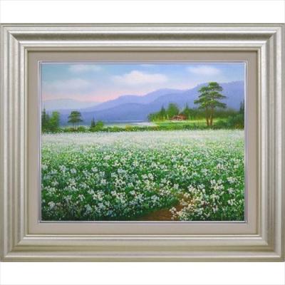 注目ショップ ブランドのギフト 素敵なアートフレーム 油絵 オイルペイントアート 堀 拓也 夏の始まり F10 デジタルフォトフレーム 写真立て Oyostate Gov Ng