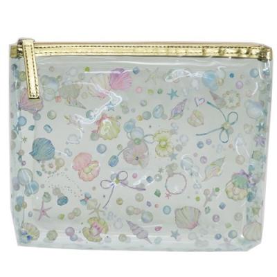たけいみき 透明マチ付きポーチ シェル ギフト雑貨 ガーリーイラスト グッズ クローズピン キャラクターのシネマコレクション 通販 Paypayモール
