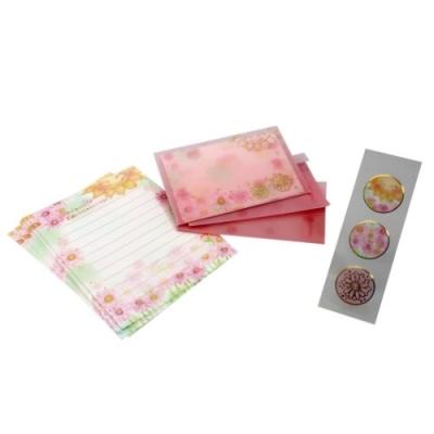 素晴らしい 手渡し 手紙セット グッズ もん Mon Series ミニ レターセット 太陽とガーベラ ガーリーイラスト Columbiatools Com