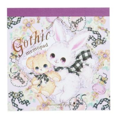 飴ノ森ふみか ガーリーイラスト メモ帳 ゴシック メモ スクエア アイテム勢ぞろい