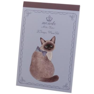 たけいみき メモ帳 メモパッド Siamese Cat シャム猫 クローズピン キャラクターのシネマコレクション 通販 Paypayモール