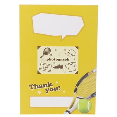 テニス部 スポーツ 色紙 二つ折り メッセージボード 部活シリーズ クローズピン 卒業記念 キャラクターのシネマコレクション 通販 Paypayモール