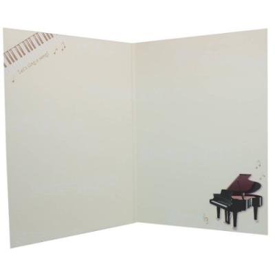 二つ折り メッセージボード 色紙 音楽 コーラス部 部活シリーズ 卒業記念 寄せ書き