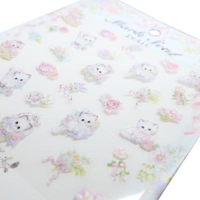 シールシート 飴ノ森ふみか プチマークシール ゆめかわいい フラワー 激安