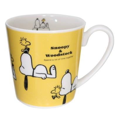 SNOOPY（スヌーピー） マグカップ 磁器製 たっぷり MUG ＆ウッド