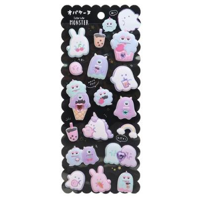 立体 シール もちもちマシュマロシール オバケーヌ モンスター クラックス キャラクターのシネマコレクション 通販 Paypayモール