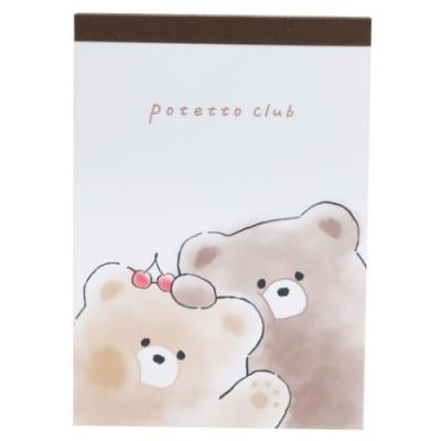 メモ帳 小学生 中学生 高校生 女の子 本日の目玉 グッズ メモ A6 Potetto Club
