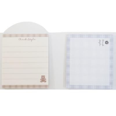 CRUX（クラックス） チェックスタイル パタパタ メモ メモ帳 6柄各15枚