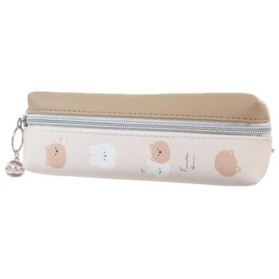 CRUX（クラックス） フワットタイム 2ルーム ペンケース 筆箱 クマウサ