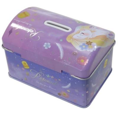 希少 塔の上のラプンツェル 鍵付き タカラバコ 缶 バンク 貯金箱 ディズニープリンセス キャラクター グッズ 早割クーポン