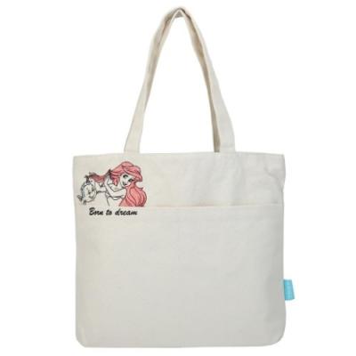 トートバッグ リトルマーメイド フロントポケット トレンド トート ディズニープリンセス アリエル 手提げかばん キャラクター キャラクターのシネマコレクション 通販 Paypayモール