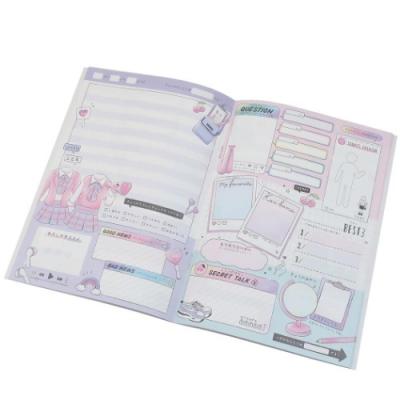 交換ノート 小学生中学生女の子向け A5 こうかん帳 6人用 MAKE YOU FAN