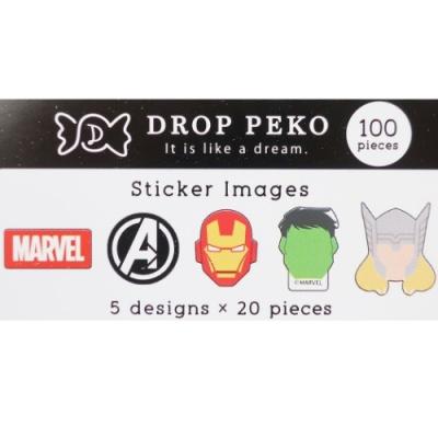 MARVEL（マーベル） フレーク シール DROP PEKO MARVEL クラックス 5柄