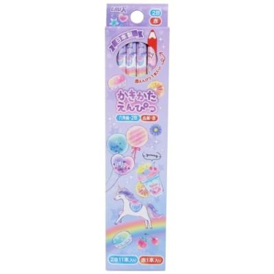 鉛筆12本セット かきかたえんぴつ ドリーミングユニコーン 新入学 2b 赤鉛筆 ダース クラックス 新学期準備文房具 Crx 雑貨 アートの通販店 ベルコモン 通販 Yahoo ショッピング