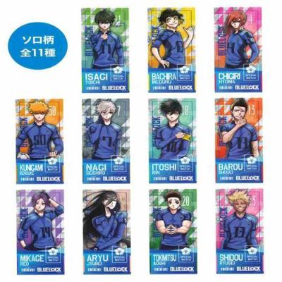 ブルーロック トレーディングチケット風クリアカード コレクション雑貨