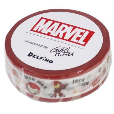 15mm マステ マスキングテープ Marvel Gurihiru アイアンマン マーベル デルフィーノ Decoテープ アメコミ Dlf Dz 雑貨 アートの通販店 ベルコモン 通販 Yahoo ショッピング