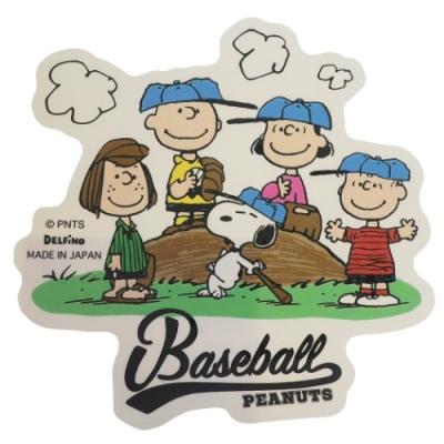 スヌーピー グッズ ダイカット ステッカー シール 野球集合 ピーナッツ キャラクター デルフィーノ キャラクターのシネマコレクション 通販 Paypayモール