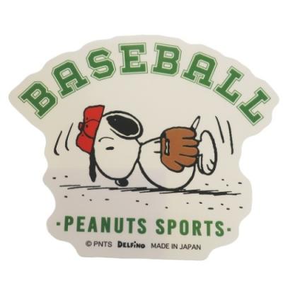 スヌーピー ダイカット ステッカー シール 野球スヌーピー ピーナッツ デルフィーノ コレクション雑貨 スポーツ キャラクターのシネマコレクション 通販 Paypayモール