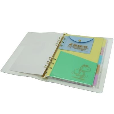 SNOOPY（スヌーピー） グッズ システム手帳 A5 6穴 ファイルブック