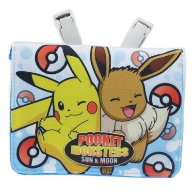 キッズ ポシェット ポケットモンスター ショルダー付き おでかけ ウォレット ブルー グッズ 子供用ポーチ マルチポケット キャラクターのシネマコレクション 通販 Paypayモール