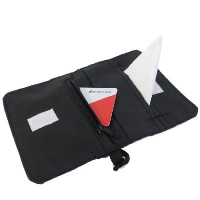 クリップポーチ ネックコード付き ミニ おでかけ ウォレット トミカ ブラック サンアート TOMICA キッズポシェット 男の子向け