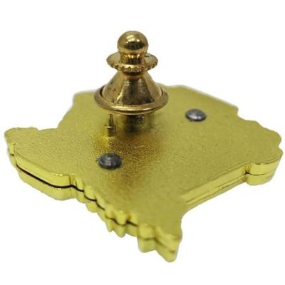 ピンバッジ 日本百名山 2段 ピンズ 穂高岳 エイコー コレクションケース入り