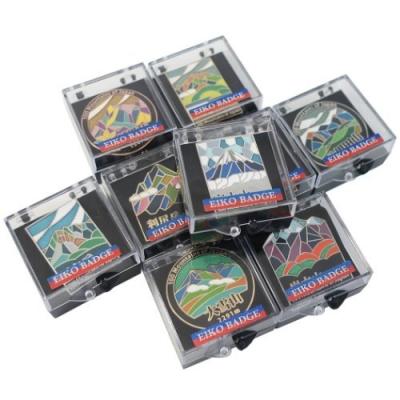 ピンバッジ ステンド スタイル ピンズ 日本百名山 笠ヶ岳 エイコー コレクションケース入り