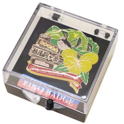 ピンバッジ 日本百名山 1段 ピンズ 越後駒ヶ岳 （魚沼駒ヶ岳） エイコー コレクションケース入り