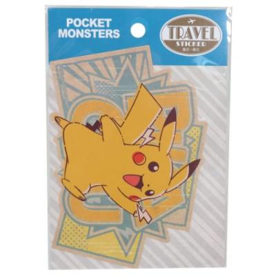 トラベル ステッカー ステッカー ピカチュウ ポケモン エンスカイ ポケットモンスター 耐水 耐光 Esk 雑貨 アートの通販店 ベルコモン 通販 Yahoo ショッピング