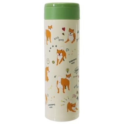 保温保冷 水筒 グッズ 柴田さんの住む東京わさび町 ステンレスボトル しばたさんデイズ アイボリー 柴犬 キャラクター Friendshill キャラクターのシネマコレクション 通販 Paypayモール