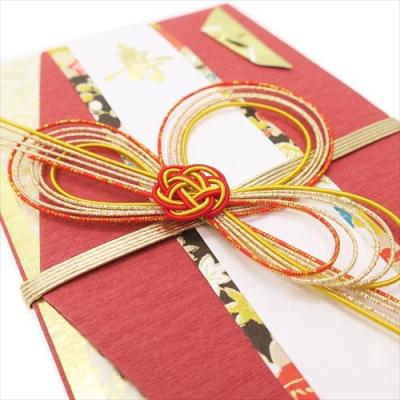 ご結婚祝い 優美金封 ご祝儀袋 フロンティア 友禅 深紅 グッズ 熨斗袋