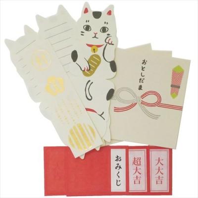 お年玉袋 おみくじ付きメッセージぽち袋3枚セット まねきねこ ふわり フロンティア 金封 Fro Fwp 雑貨 アートの通販店 ベルコモン 通販 Yahoo ショッピング