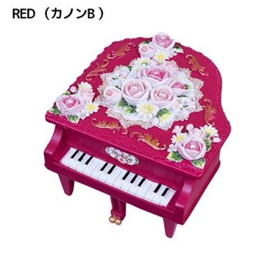 オルゴール インテリア小物 アンティークピアノ RED ヂャンティ商会