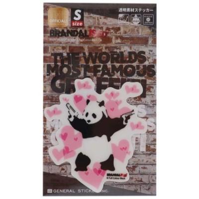 バンクシー Banksy グッズ ビッグ シール ダイカット クリア