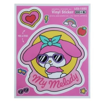 ステッカー ハーフカット マイメロディ サンリオ ゼネラルステッカー